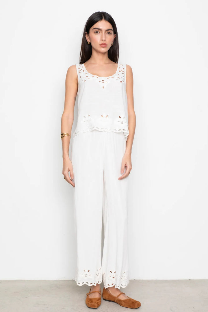 Everly Trouser White | Bukser | Smuk