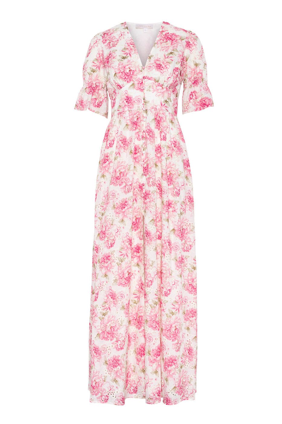 Evie Maxi Dress Peony Pop Pink | Kjoler | Smuk