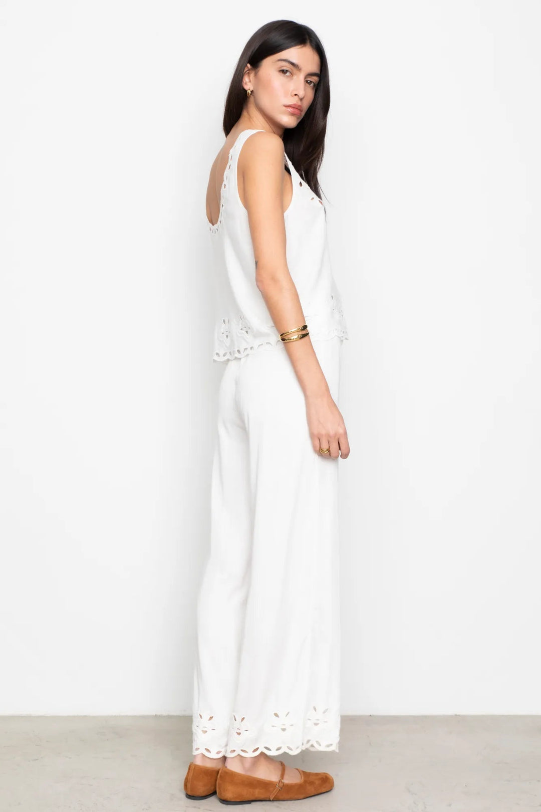Evie Top White | Topper | Smuk