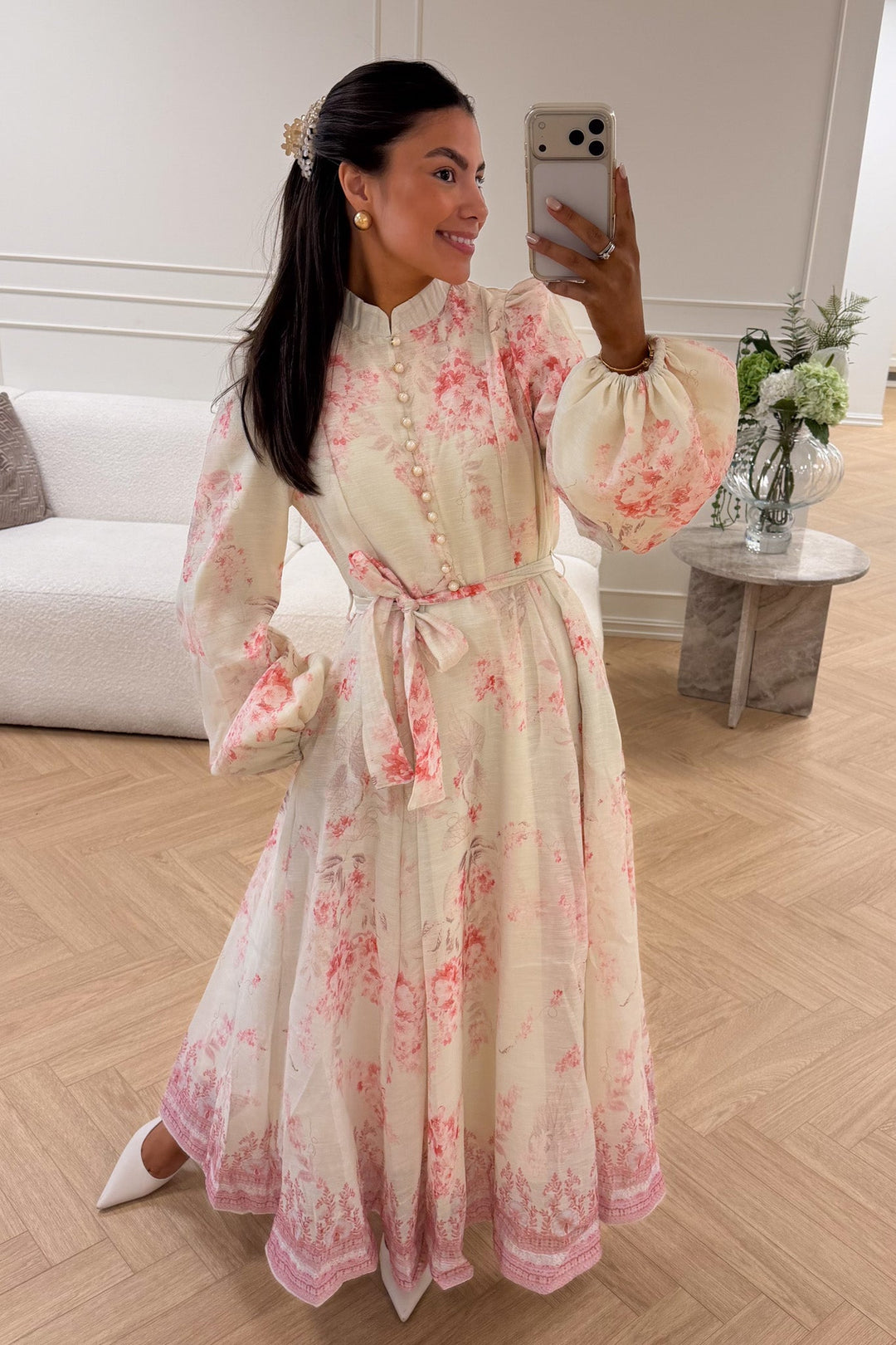 Evy Midi Dress Rose | Kjoler | Smuk