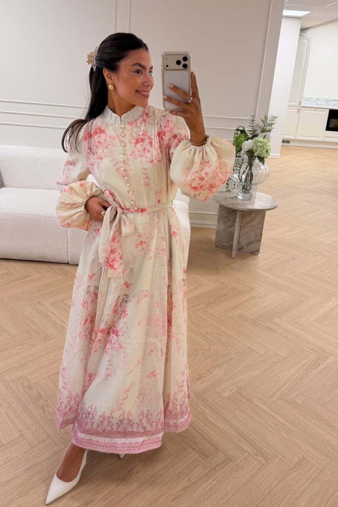 Evy Midi Dress Rose | Kjoler | Smuk