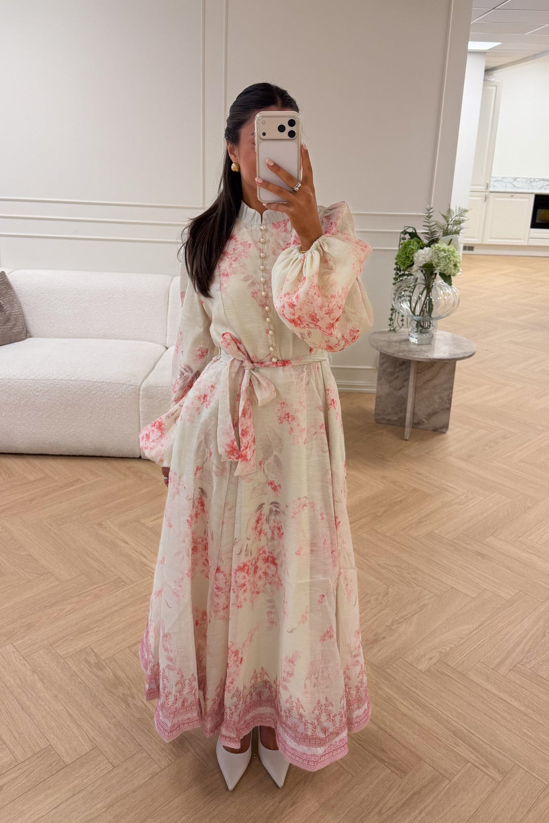 Evy Midi Dress Rose | Kjoler | Smuk