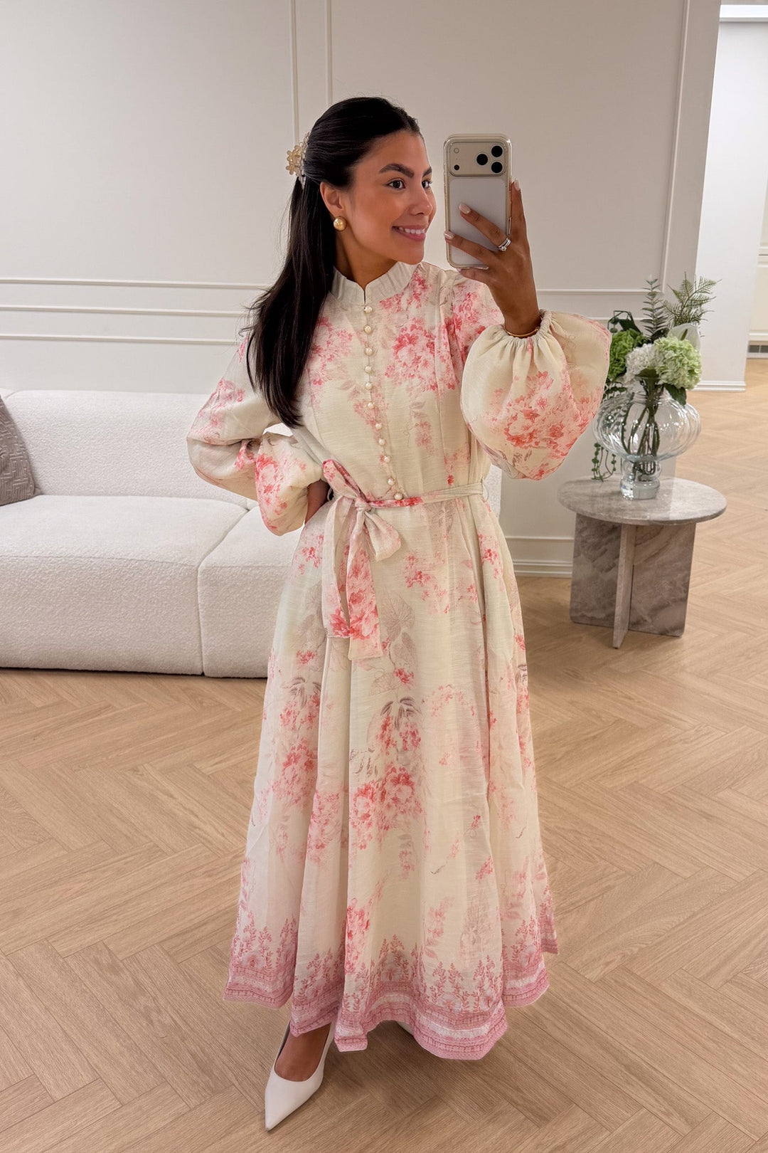 Evy Midi Dress Rose | Kjoler | Smuk
