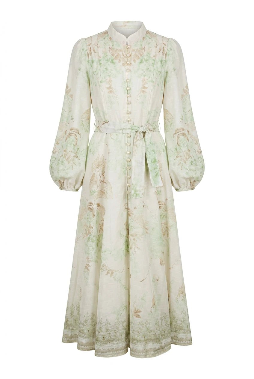 Evy Midi Dress Vert | Kjoler | Smuk