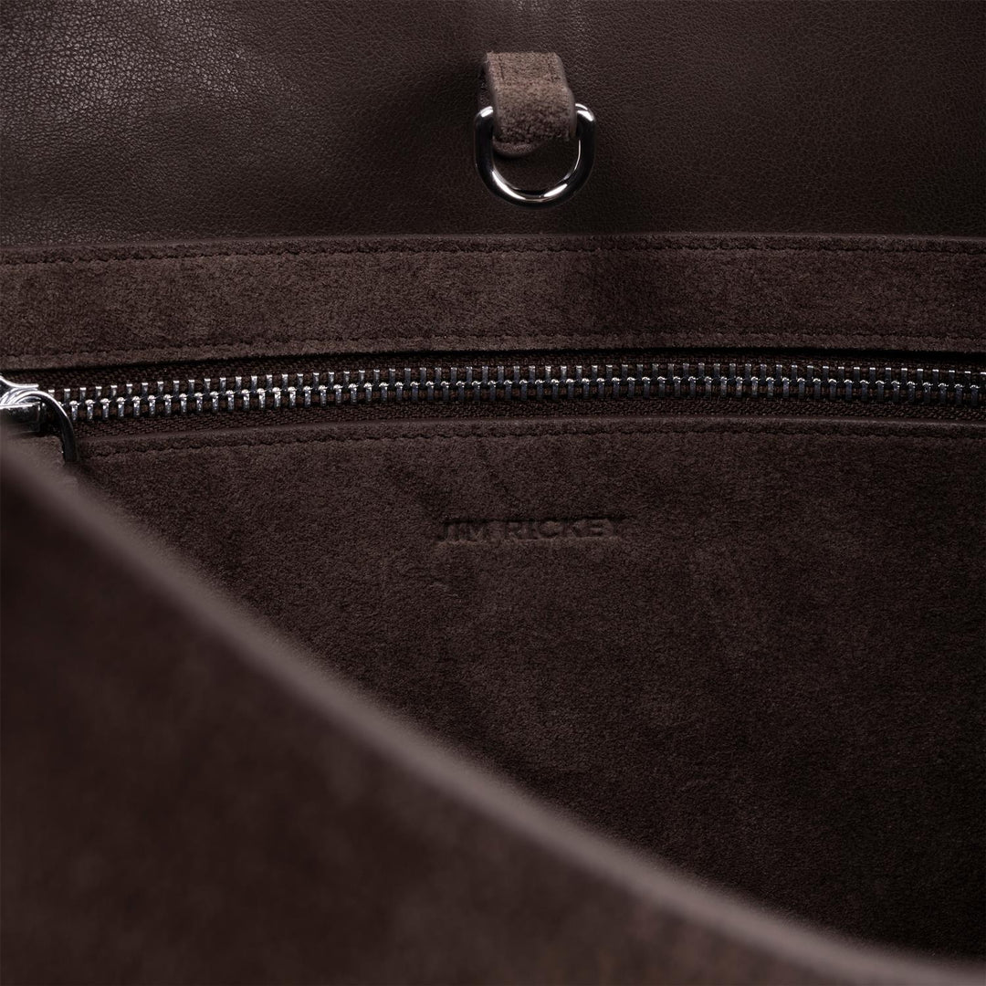 Maya Large Suede Truffle