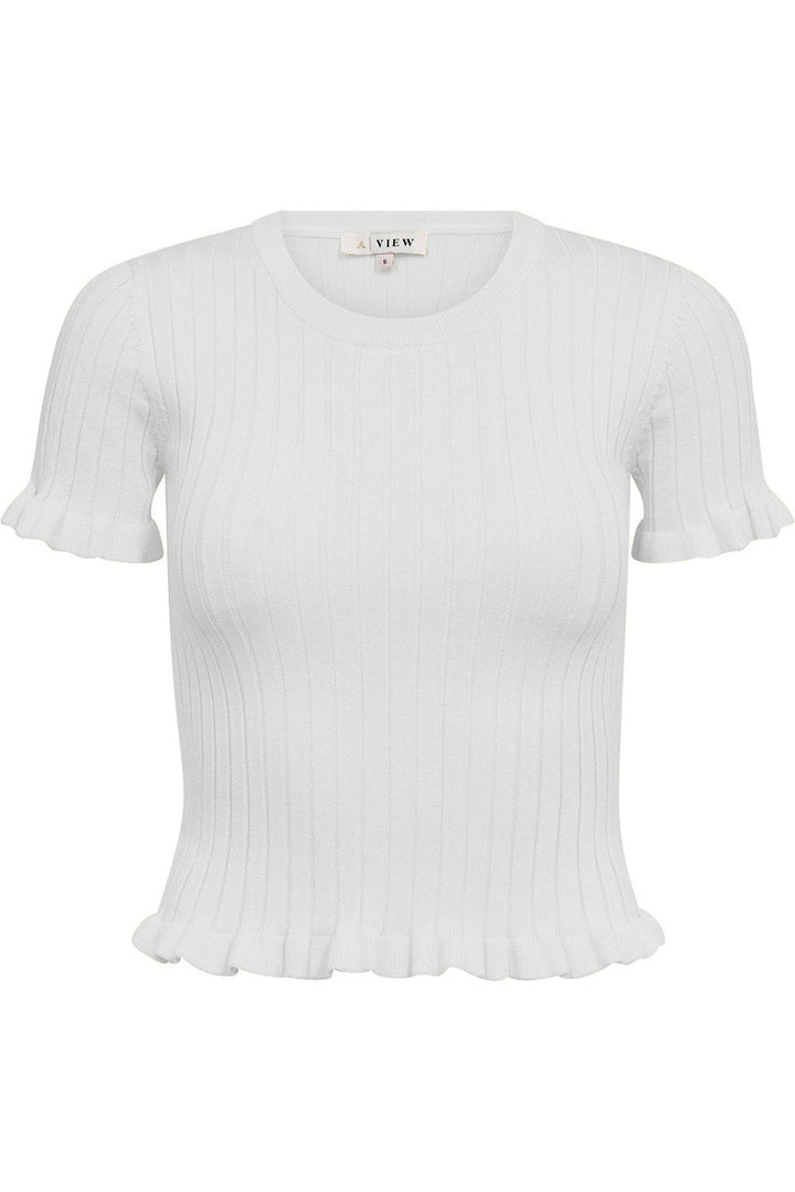 Fabi Knit Top White | Genser | Smuk