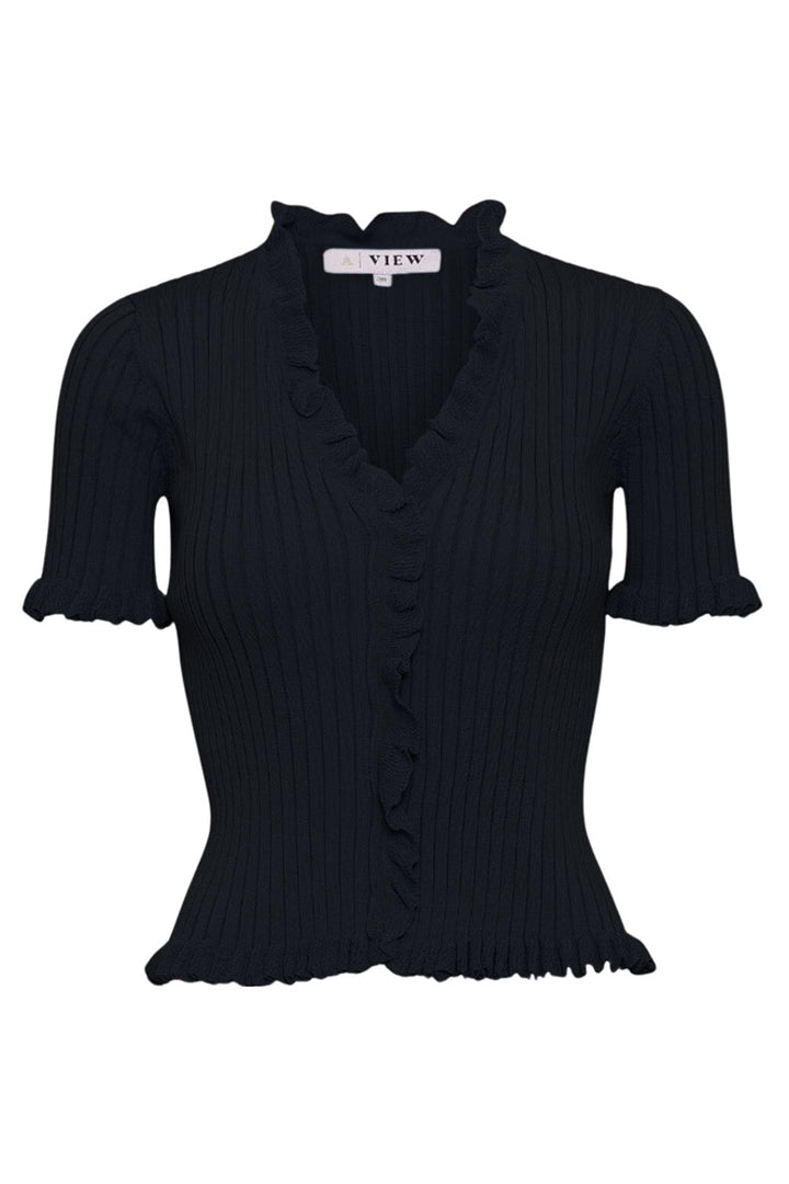 Fabia Ss Tee Black | Topper | Smuk