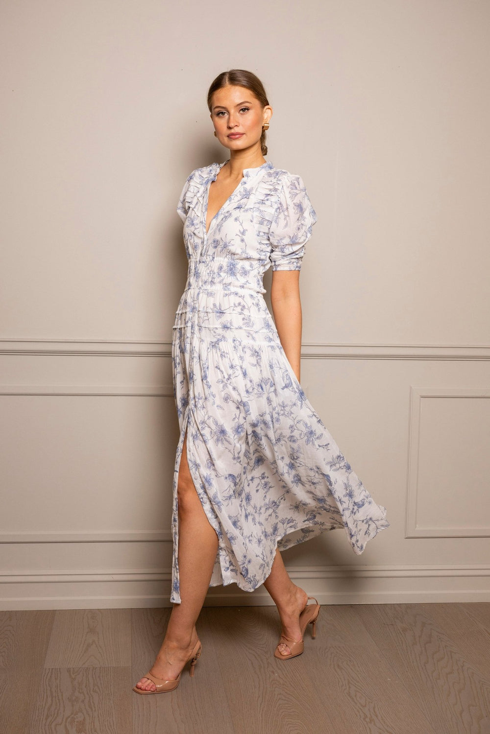Fabienne Dress Blue Bird | Kjoler | Smuk - Dameklær på nett