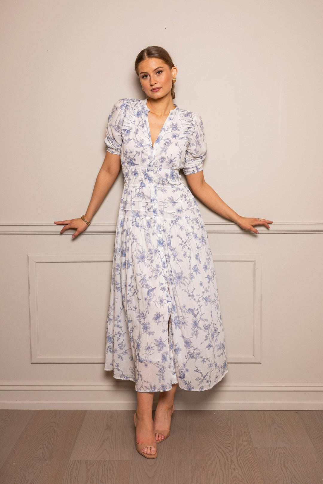 Fabienne Dress Blue Bird | Kjoler | Smuk - Dameklær på nett