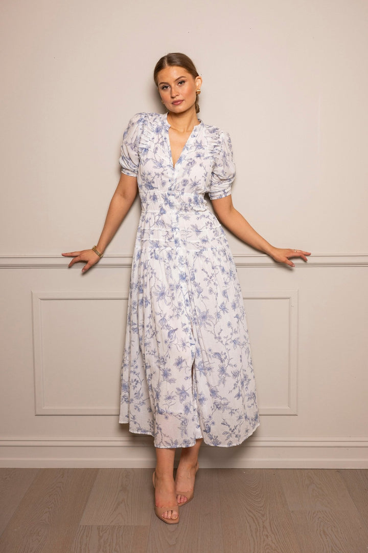 Fabienne Dress Blue Bird | Kjoler | Smuk - Dameklær på nett