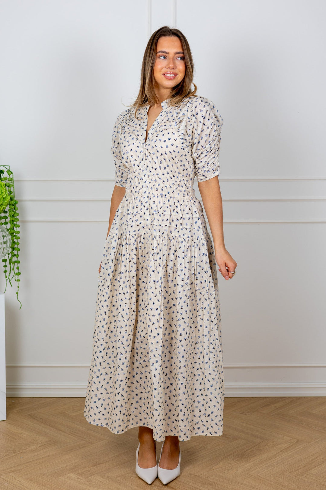 Fabienne Dress Petite Florals | Kjoler | Smuk
