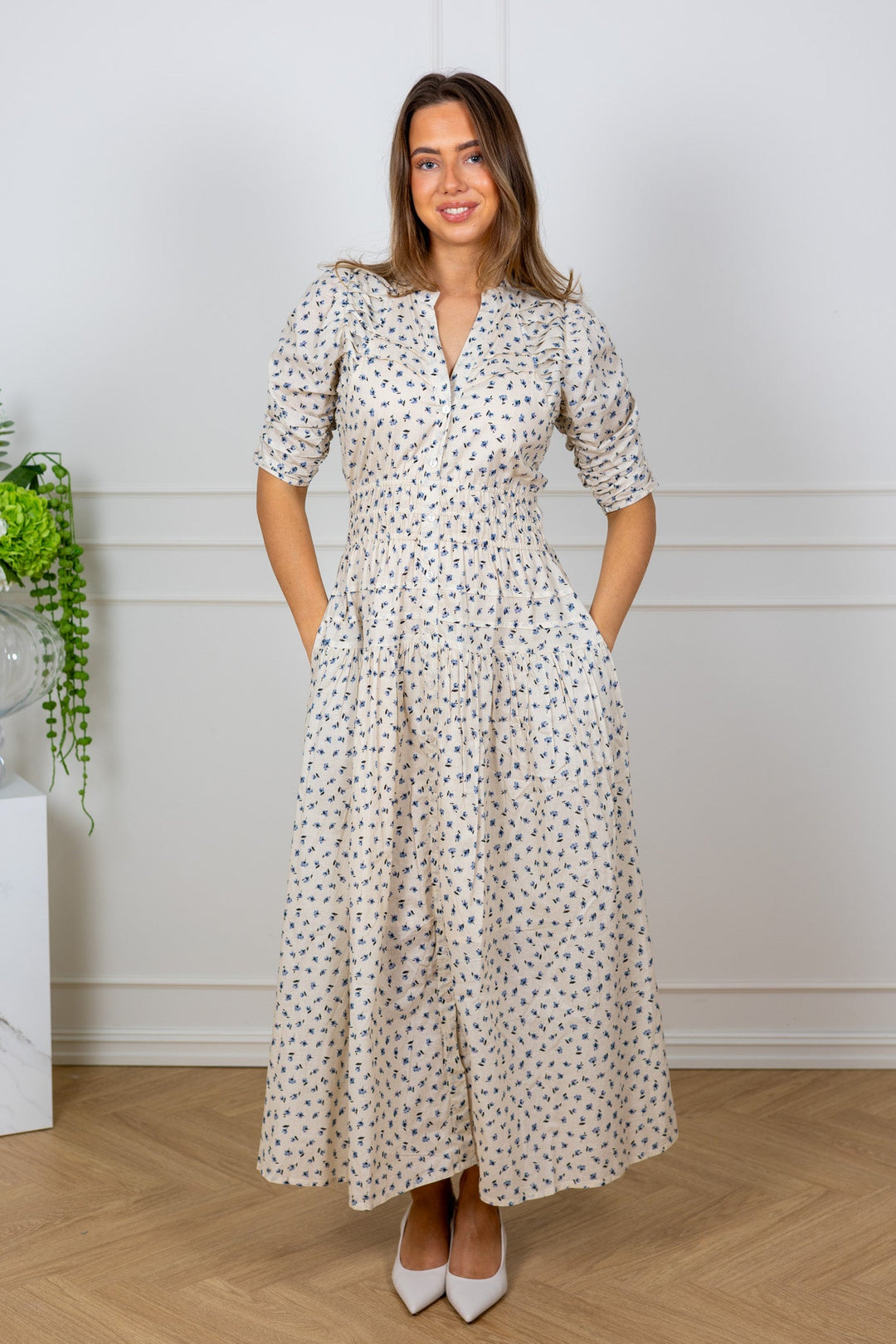 Fabienne Dress Petite Florals | Kjoler | Smuk