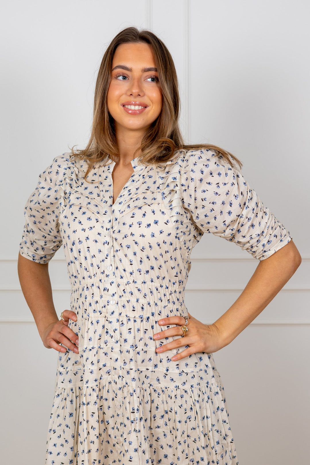 Fabienne Dress Petite Florals | Kjoler | Smuk