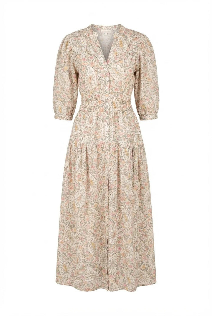 Fabienne Dress Pink Garden | Kjoler | Smuk