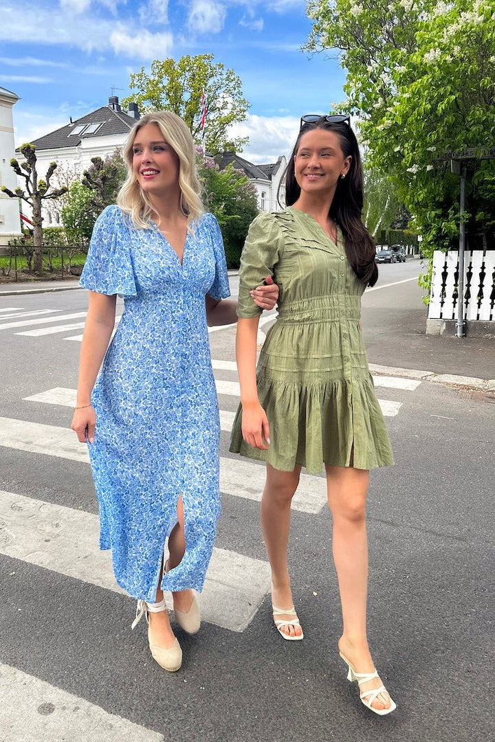 Fabienne Mini Dress Soft Sage | Kjoler | Smuk - Dameklær på nett