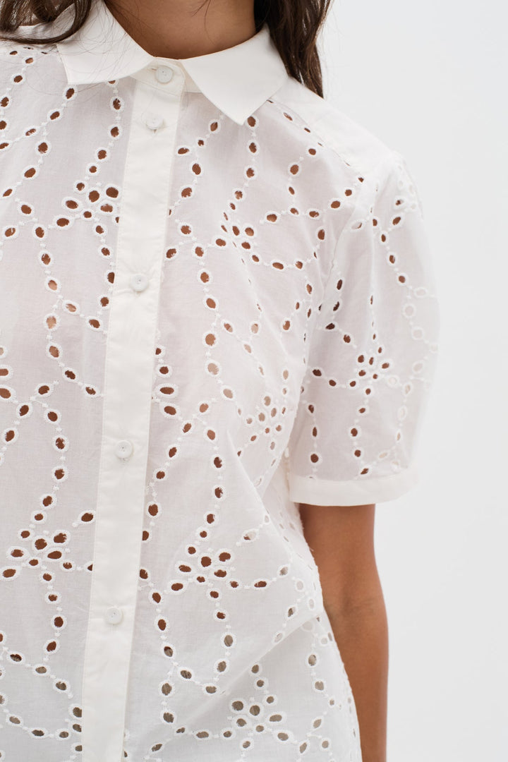 Faithiw Shirt Pure White | Skjorter og bluser | Smuk - Dameklær på nett