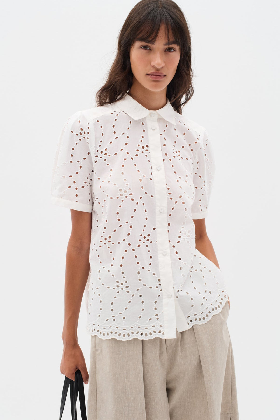 Faithiw Shirt Pure White | Skjorter og bluser | Smuk - Dameklær på nett