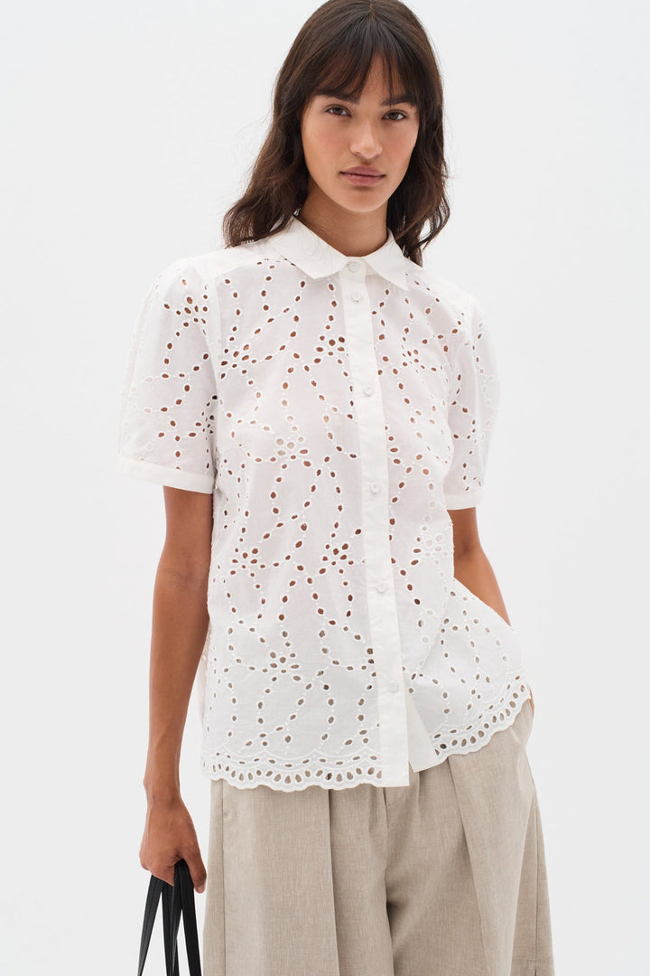 Faithiw Shirt Pure White | Skjorter og bluser | Smuk - Dameklær på nett