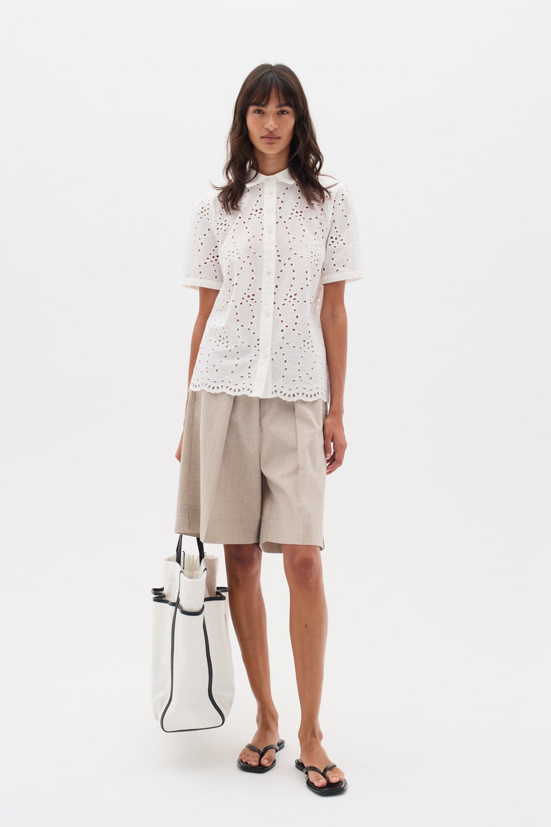 Faithiw Shirt Pure White | Skjorter og bluser | Smuk - Dameklær på nett
