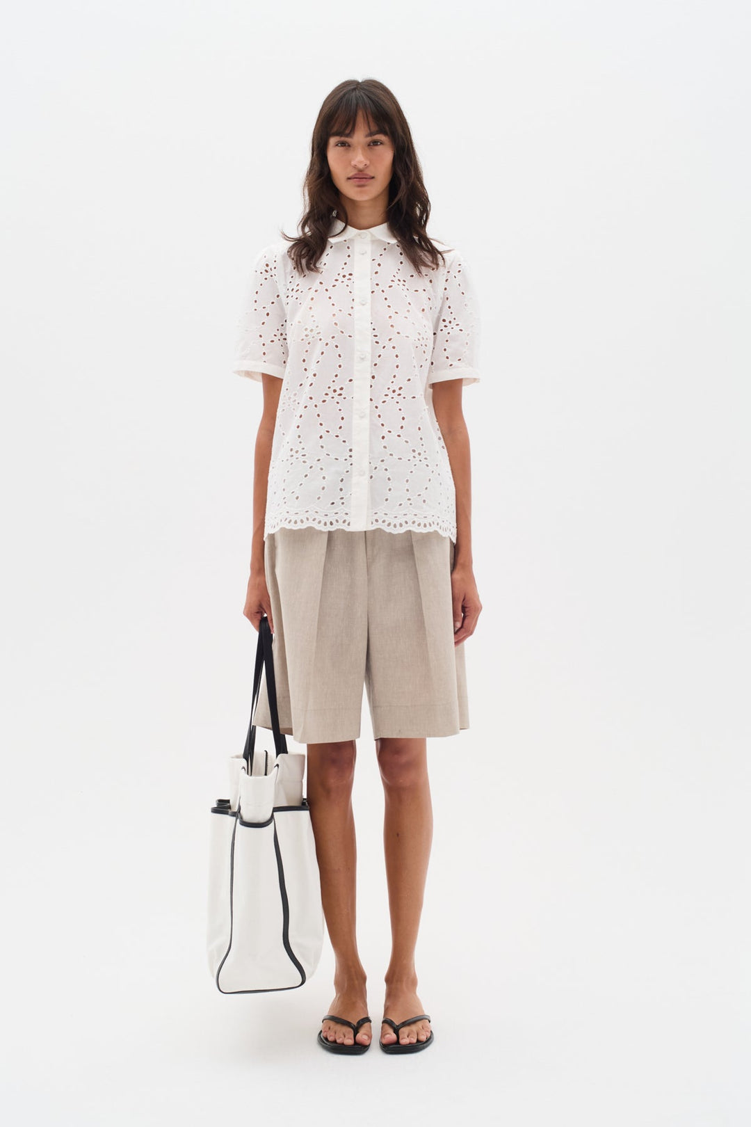 Faithiw Shirt Pure White | Skjorter og bluser | Smuk - Dameklær på nett