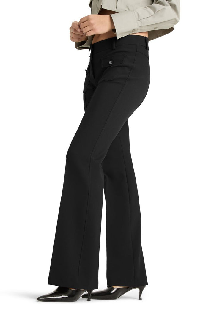 Farah Pocket Long Pant Black | Bukser | Smuk - Dameklær på nett
