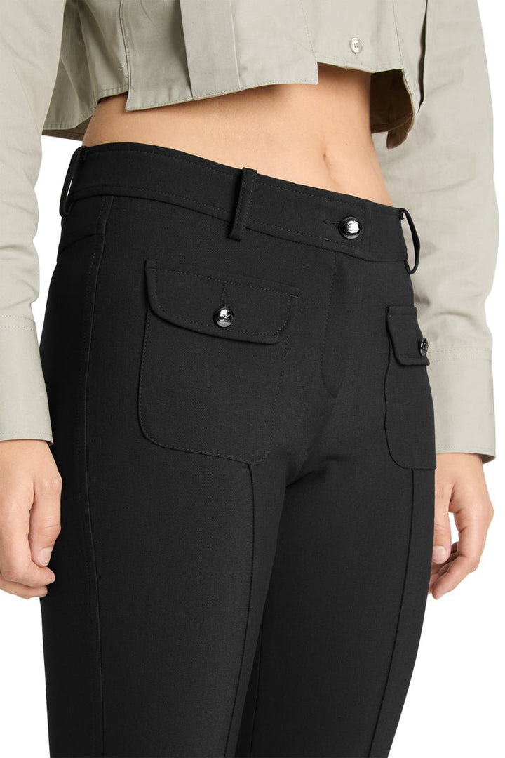 Farah Pocket Long Pant Black | Bukser | Smuk - Dameklær på nett