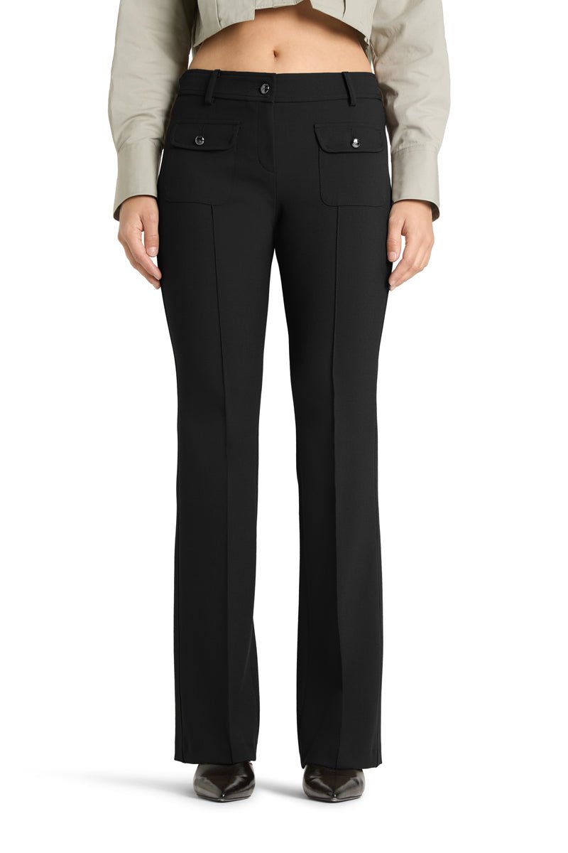 Farah Pocket Long Pant Black | Bukser | Smuk - Dameklær på nett