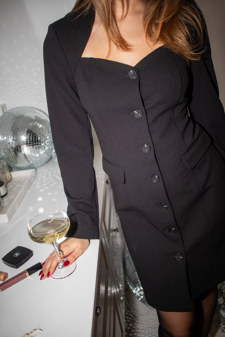 Favo Ls Blazer Dress Black | Kjoler | Smuk - Dameklær på nett