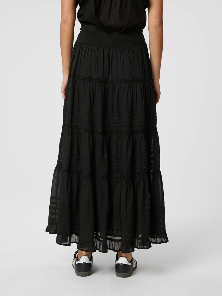 Felicia S Voile Skirt Black | Skjørt | Smuk - Dameklær på nett