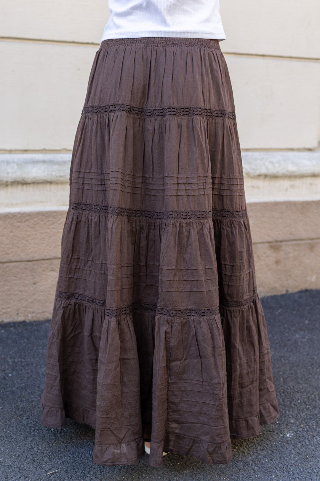 Felicia S Voile Skirt Dark Brown | Skjørt | Smuk