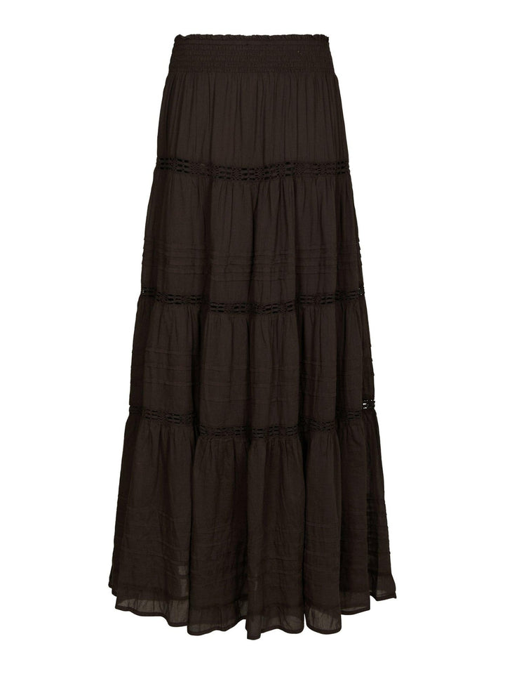 Felicia S Voile Skirt Dark Brown | Skjørt | Smuk