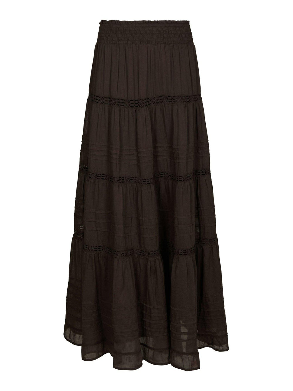 Felicia S Voile Skirt Dark Brown | Skjørt | Smuk