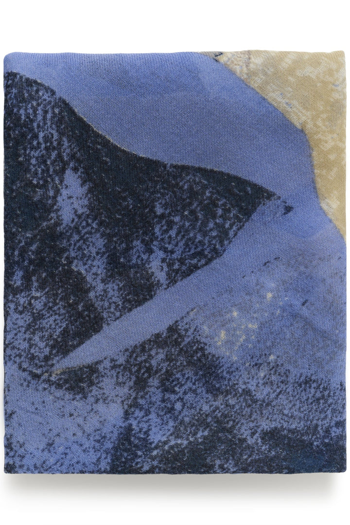 Felisia Scarf Serenity Leaf Print | Accessories | Smuk