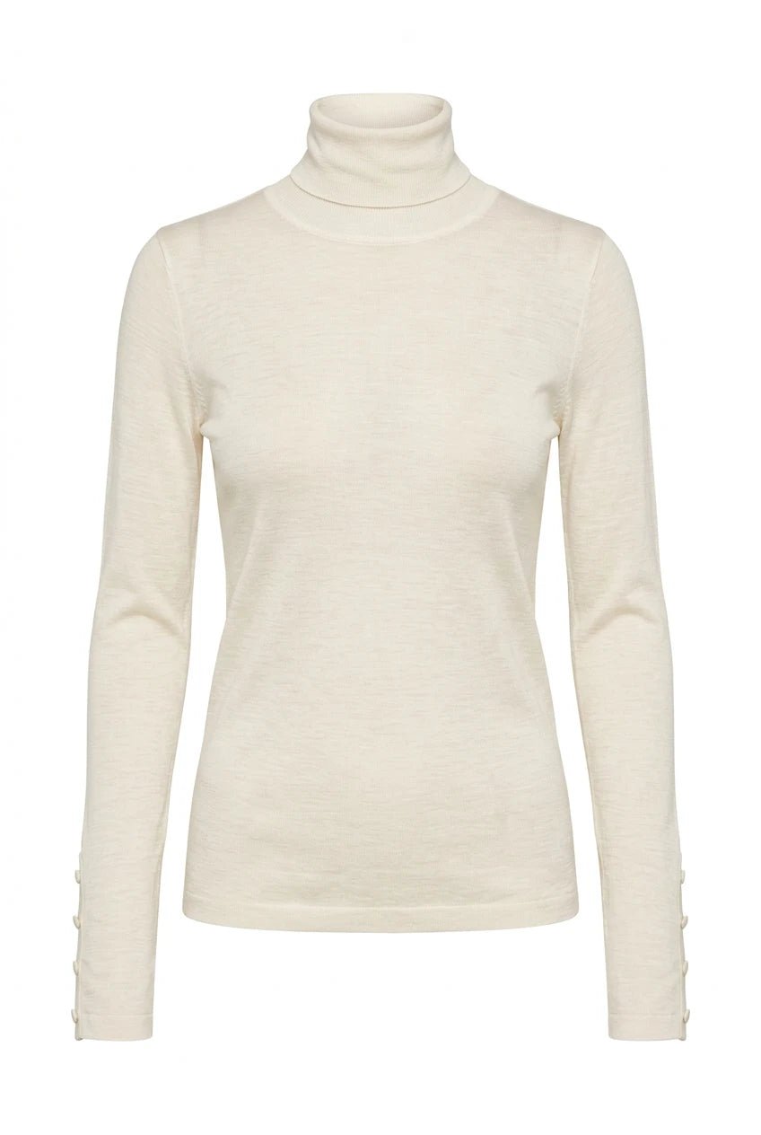 Fenja Rollneck Ivory | Genser | Smuk