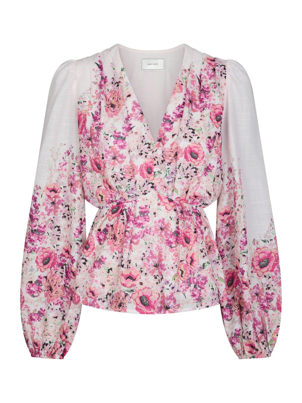 Fie Flower Print Blouse Rose | Skjorter og bluser | Smuk - Dameklær på nett