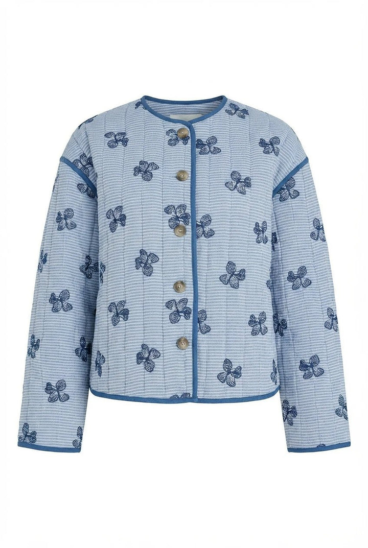 Fina Jacket Blue/Off White | Yttertøy | Smuk