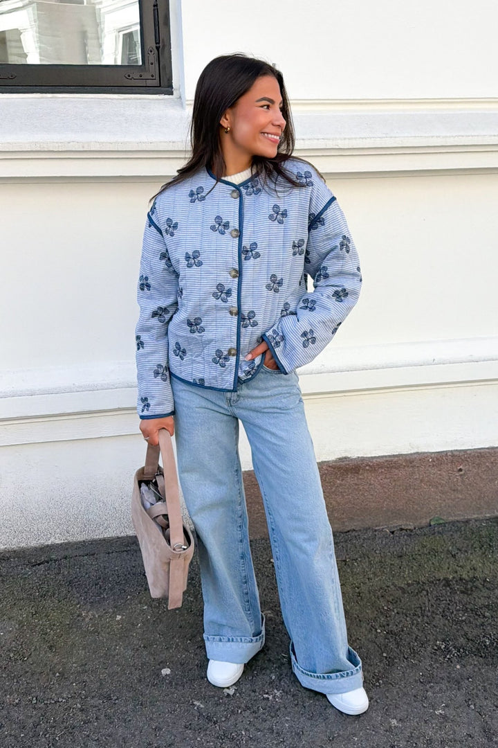 Fina Jacket Blue/Off White | Yttertøy | Smuk