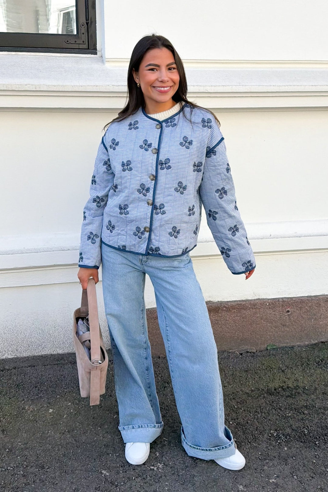 Fina Jacket Blue/Off White | Yttertøy | Smuk