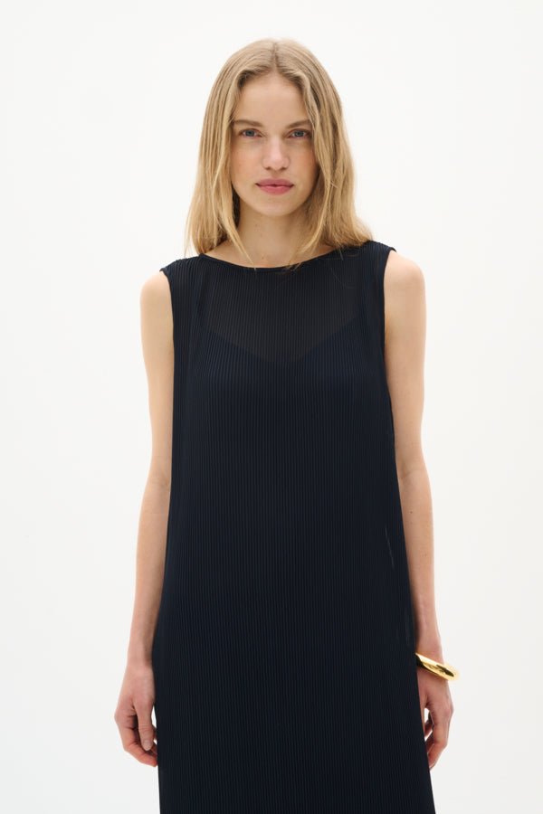 Finleyiw Dress Marine Blue | Kjoler | Smuk - Dameklær på nett