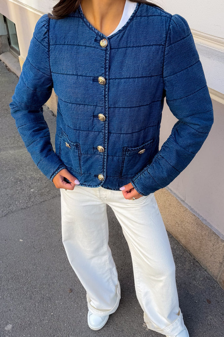 Firenze Quilted Jacket Dk. Blue | Yttertøy | Smuk
