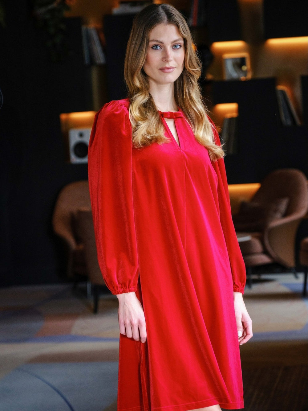 Flora Dress Red | Kjoler | Smuk - Dameklær på nett