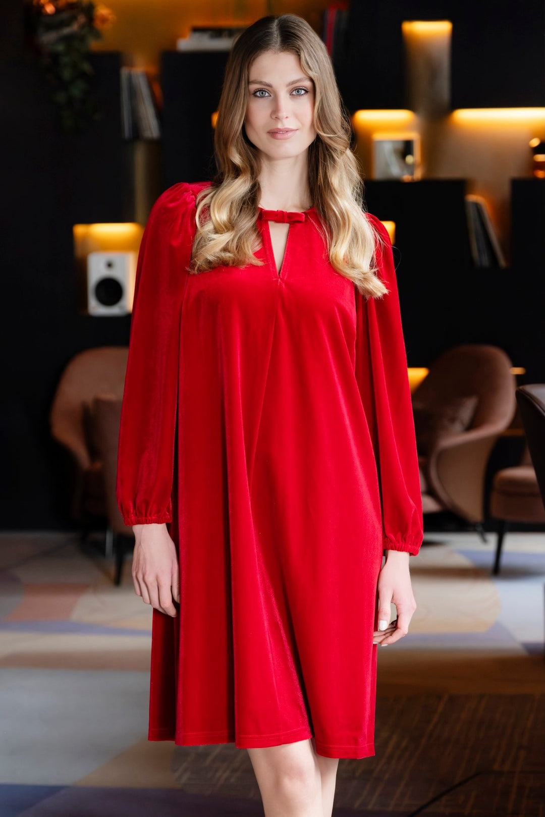 Flora Dress Red | Kjoler | Smuk - Dameklær på nett