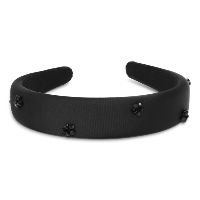 Floral Gleam Headband Black | Accessories | Smuk - Dameklær på nett