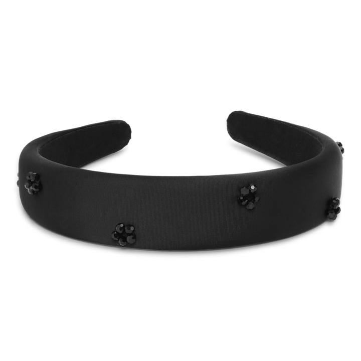 Floral Gleam Headband Black | Accessories | Smuk - Dameklær på nett