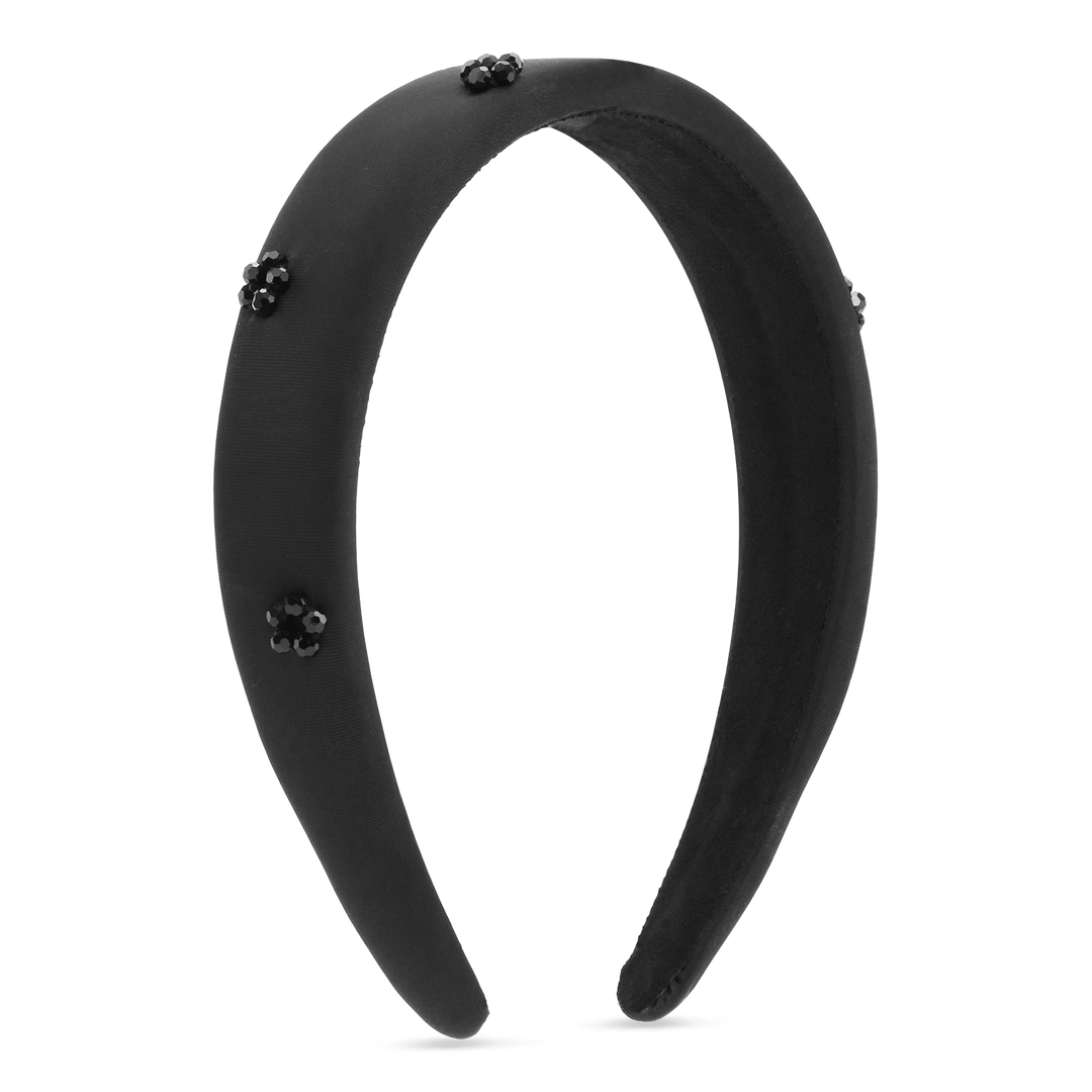 Floral Gleam Headband Black | Accessories | Smuk - Dameklær på nett
