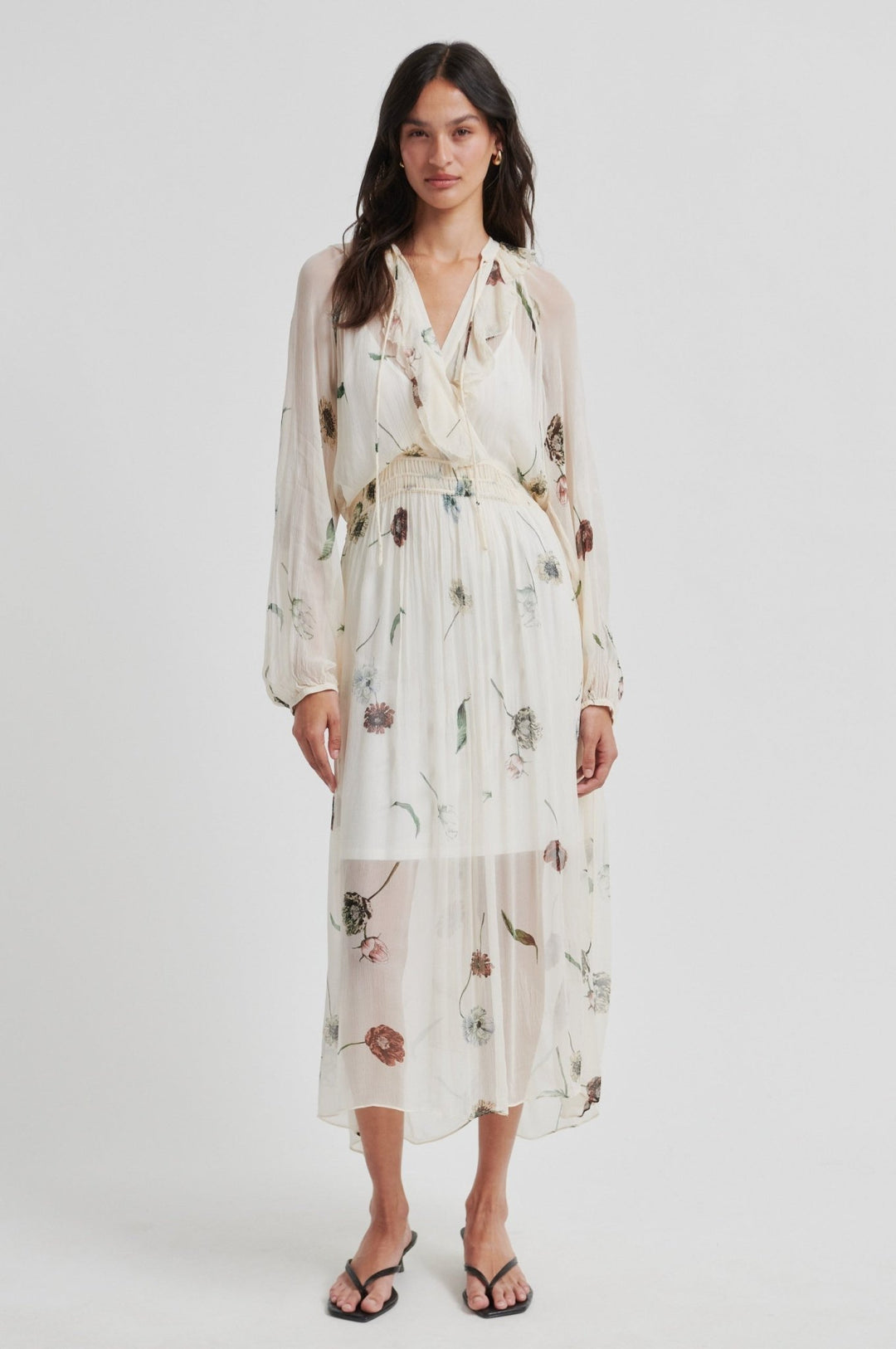 Florala Maxi Dress Summer Sand | Kjoler | Smuk