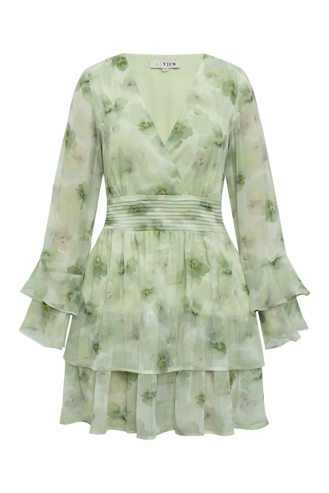 Florella Short Dress Dusty Green | Kjoler | Smuk