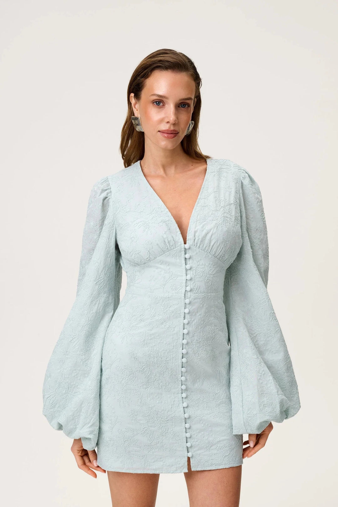 Florence Dress Mint Embroidery | Kjoler | Smuk