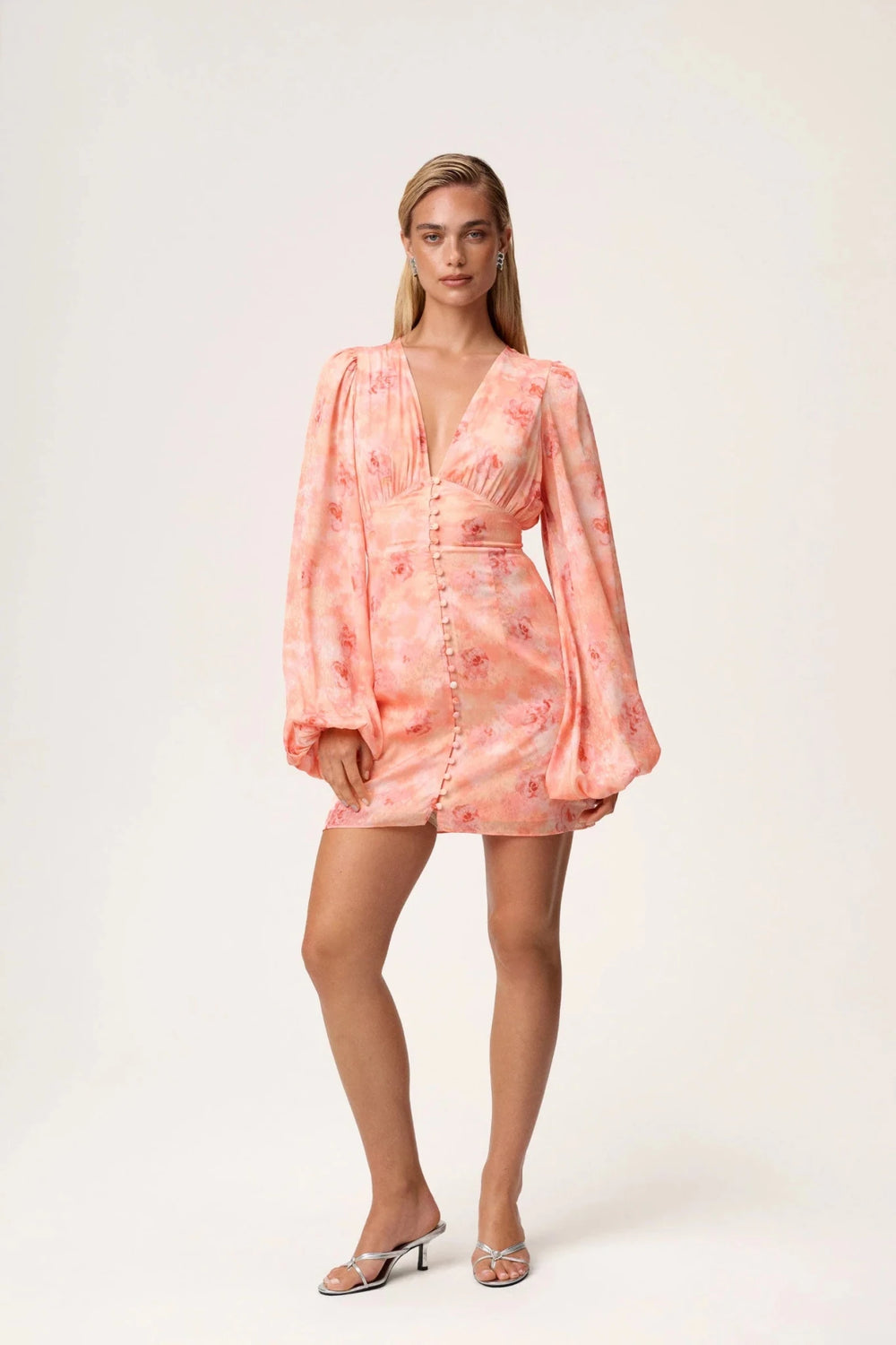 Florence Dress Peach | Kjoler | Smuk