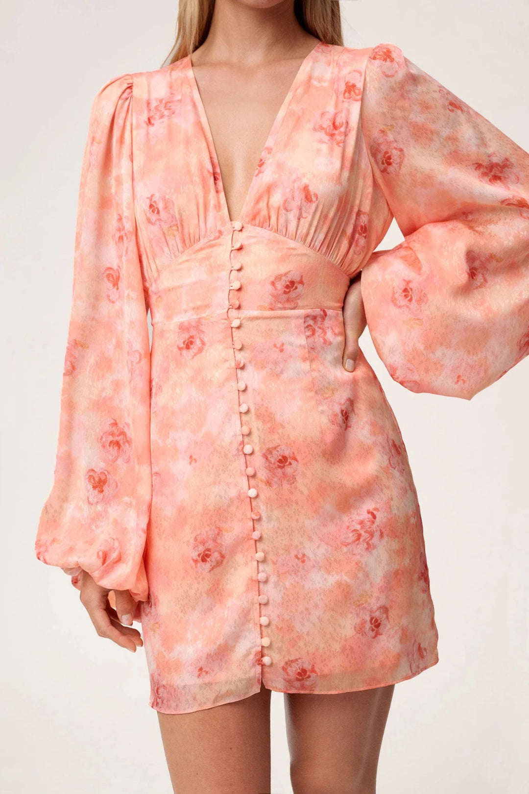 Florence Dress Peach | Kjoler | Smuk